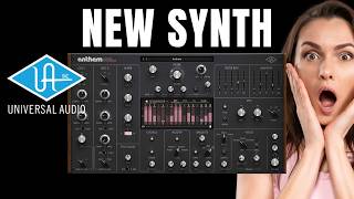 Video thumbnail for UAD Anthem Analog Synthesizer NEW Synth by Universal Audio QUICK LOOK by Greg Kocis