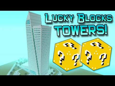 LUCKY BLOCKS SPEED TOWERS MOD CHALLENGE - MINECRAFT MODDED MINI-GAME!