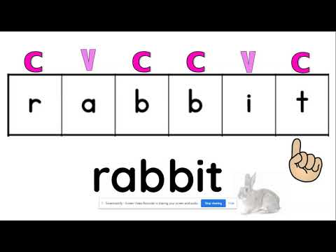 YouTube video about: How many syllables in rabbit?