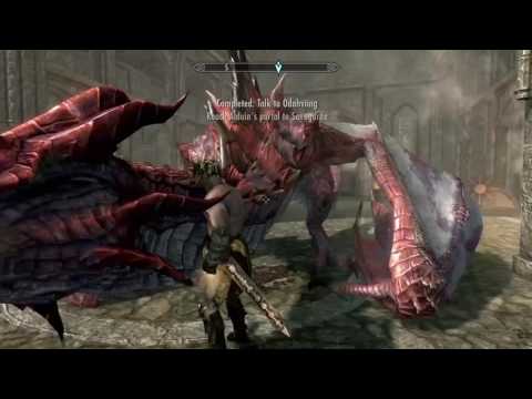 Skyrim Special Edition | Odahviing’s Flight Into Skuldafn