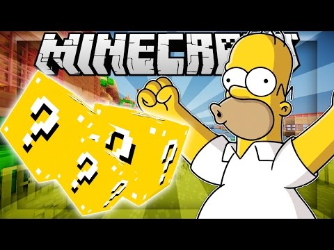 *NEW* SIMPSONS CARTOON LUCKY BLOCKS MOD | JeromeASF