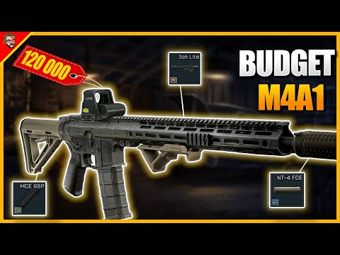 Budget M4 with 50 Recoil for only 120 000 Rubels! NO Traders! - Escape From Tarkov [Modding Guide]