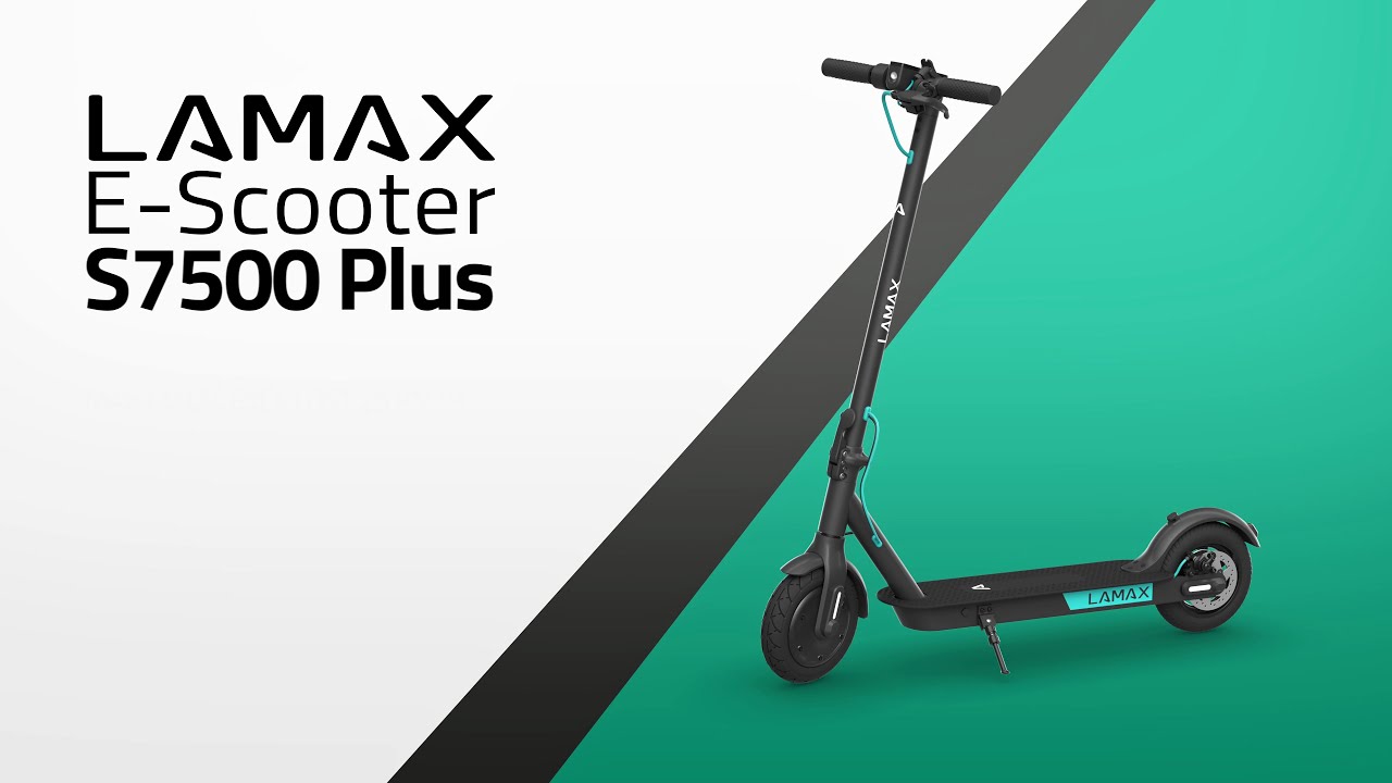E-scooter S7500 Plus - video E-scooter S7500 Plus - video
