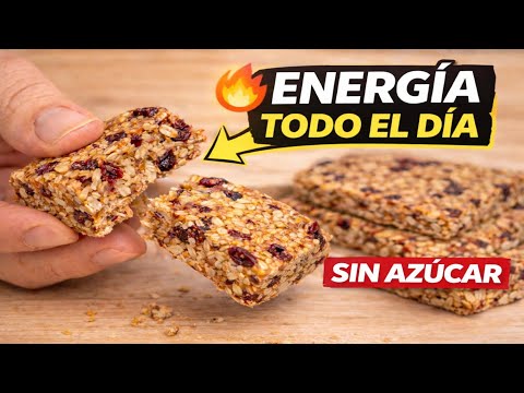 Barritas energéticas en minutos | Sin horno
