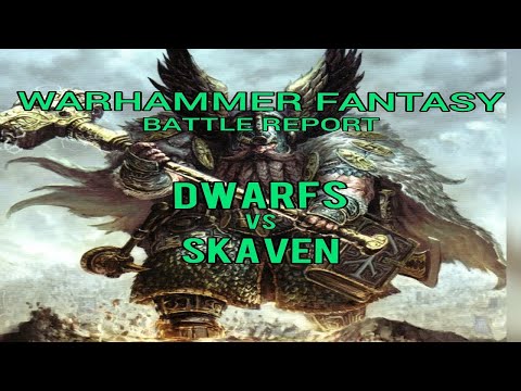 Warhammer Fantasy Battle Report 8th Edition | Dwarves vs Skaven | SquareHammer