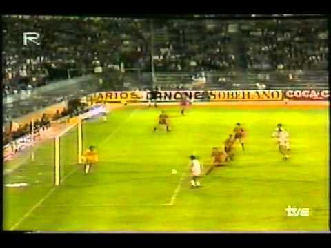 1986 April 30 Real Madrid Spain 5 FC Koln West Germany 1 UEFA Cup