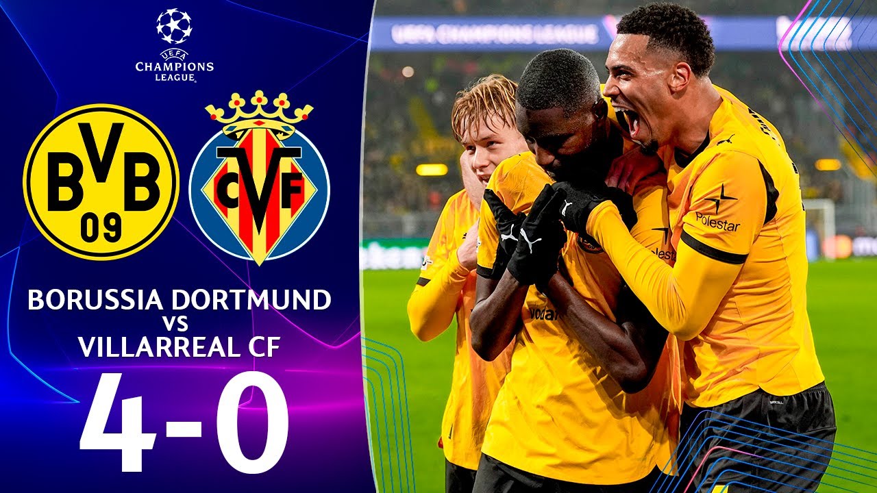 Dortmund vs Villarreal Goals and Key Moments Season 2025/2026