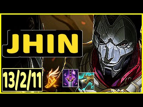 JHIN VS ZIGGS - 13/2/11 KDA ADC GAMEPLAY CHALLENGER I