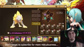 SUMMONERS WAR : Belladeon (Light Inugami) Review and how to rune
