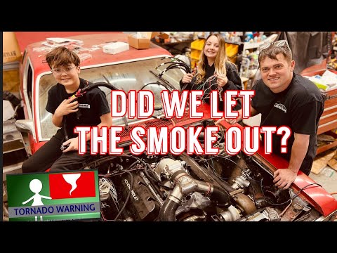 Big Block Twin Turbo Fairmont Fox Body gets wired!