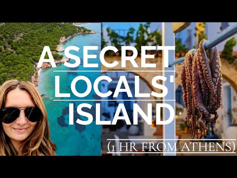 VISIT THE ISLAND OF AGISTRI (only 1hr from Athens) 🇬🇷 | Itinerary, Beaches & Saronis Hotel