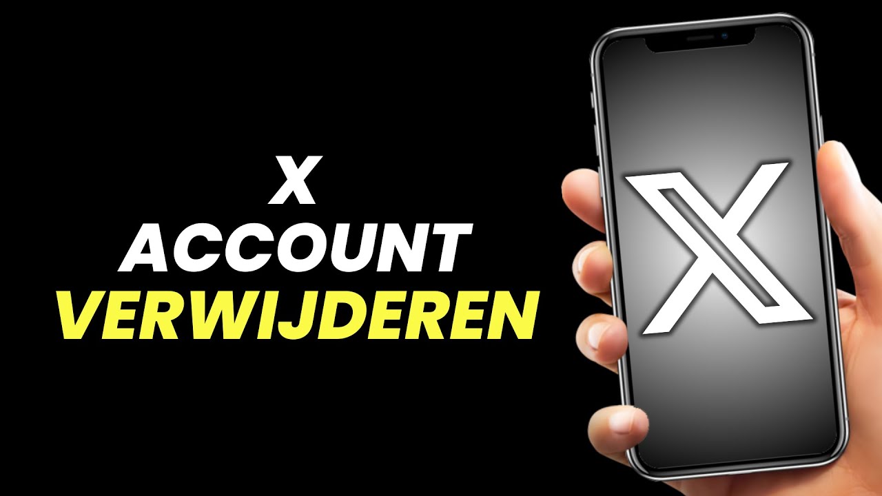 Een X (Twitter) account deactiveren en verwijderen via de instellingen