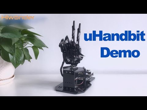 ROBOT DE CONSTRUCTION HUMANOÏDE MAIN UHANDBIT HIWONDER MICRO:BIT PROGRAMMABLE APPRENTISSAGE IA_4