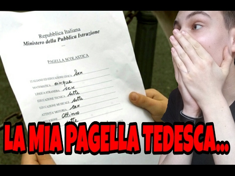 LA MIA PAGELLA TEDESCA