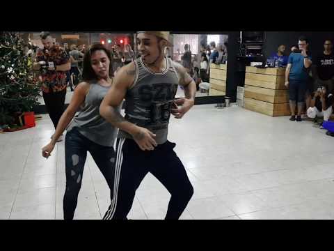 William & Paloma, Zouk demo at Ramalho's Zouk congress in Rio de Janeiro, 2018-12-21.