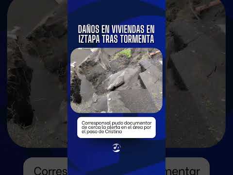 Daños en Iztapa, Escuintla, tras paso de tormenta Cristina