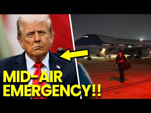 OMG! Air Force One U-TURN SPARKS Panic Over Trump Safety