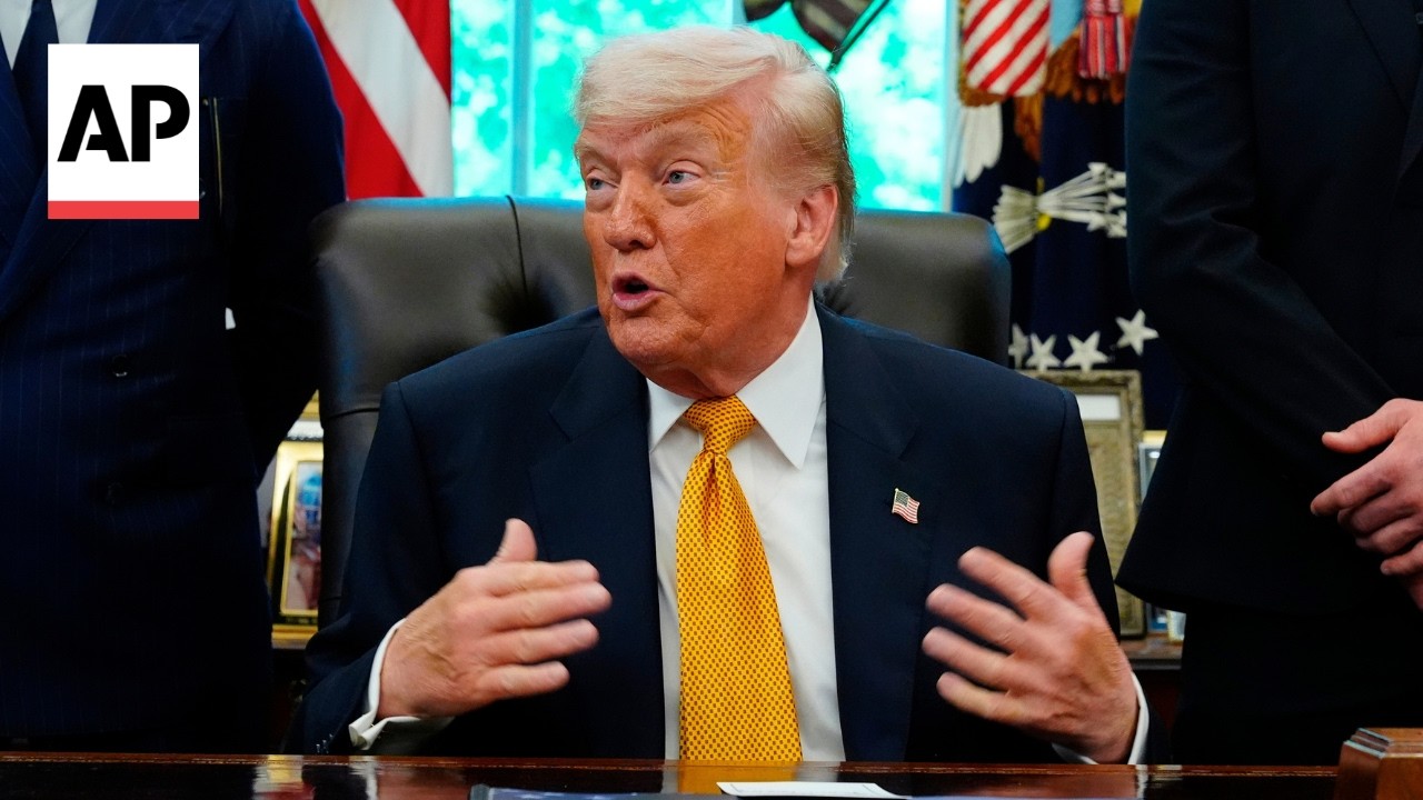 Video | Trump says the US has had 'very good talks' with Iran over last 24 hours