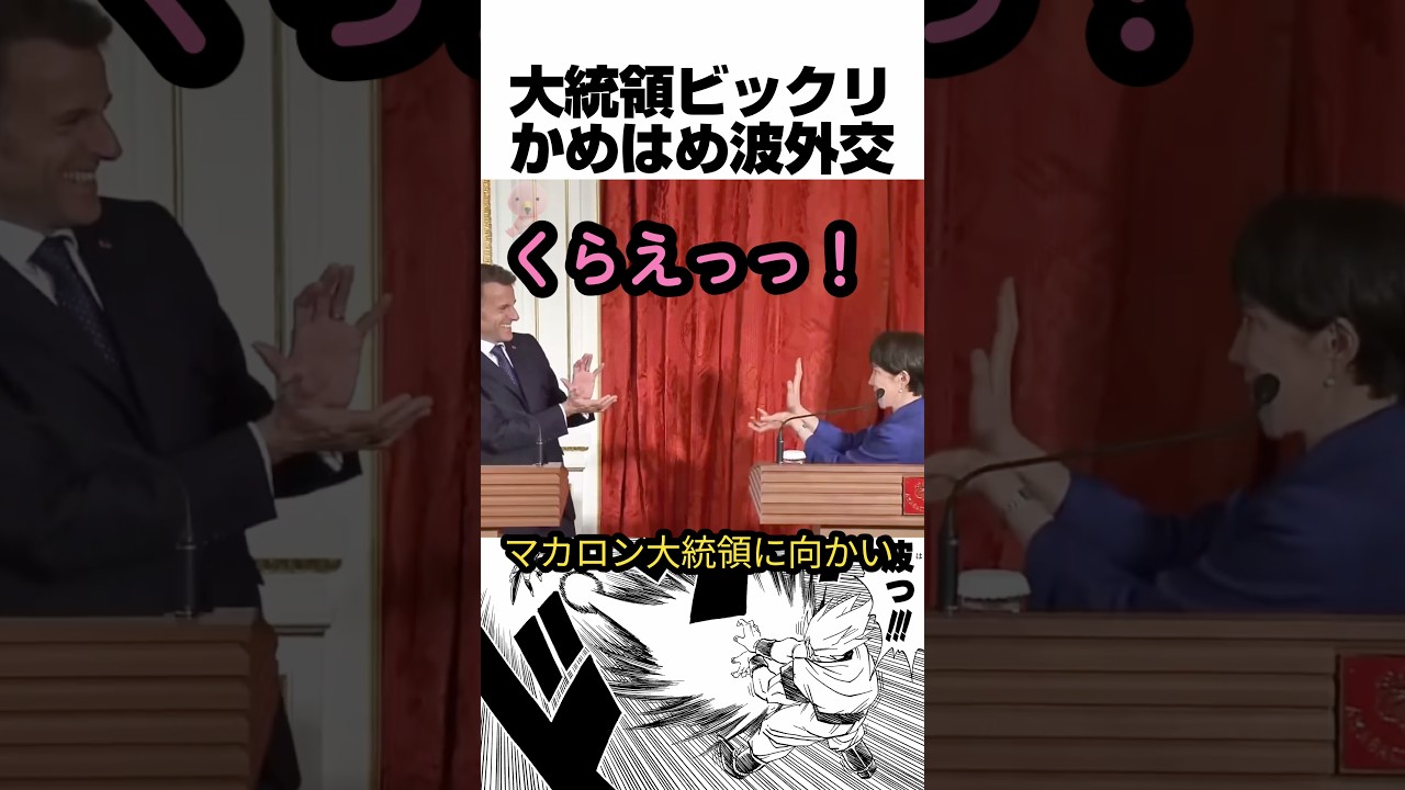 大統領ビックリのかめはめ波外交　#shorts