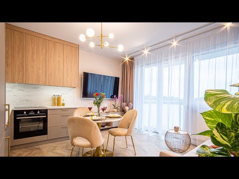 Wykończenie pod klucz 2-pokojowego, 37-metrowego wnętrza