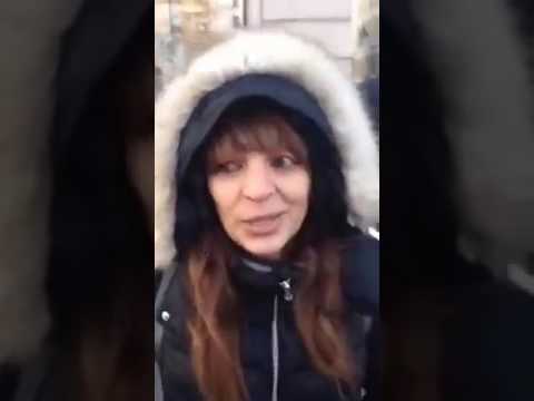 Algeria Rachid Nekkaz in front of the consulate DZ in Paris Champs Elysee 19012017