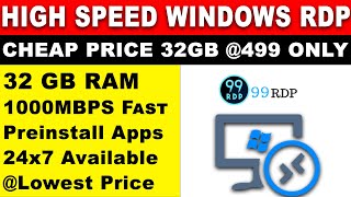 Best & Cheapest Windows RDP 32GB @499 ONLY | High-Speed Windows RDP in Lowest Price | iT Explorer