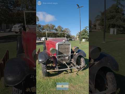 CAMINANDO POR GENERAL LAS HERAS (Buenos Aires) auto y tractor antiguos (parte6/6) #autosantiguos