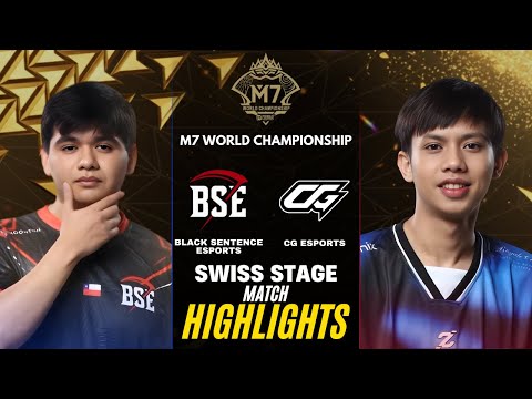 BLACK SENTENCE ESPORTS vs CG ESPORTS HIGHLIGHTS M7 SWISS STAGE DAY 6 | BSE vs CG