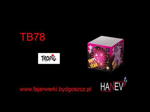 Fajerwerki TROPIC wyrzutnia TB78 HAPPY NEW YEAR