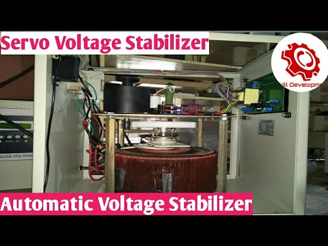 Three Phase Servo Controlled Voltage Stabilizer