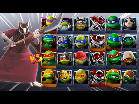 MASTER SPLINTER VS ALL TURTLES | Teenage Mutant Ninja Turtles Legends