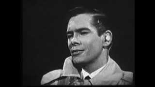 JOHNNIE RAY.  Live 1957 Kinescope.  Just Walking In The Rain