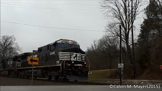 preview picture of video 'NS 9466 Leading East through Marengo, IN'