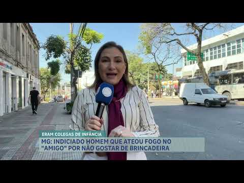 Homem é indiciado por tentativa de homicídio após atear fogo em jovem durante festa em Lagamar (MG)