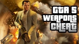 GTA 5 Cheat: Infinite Ammo and Free Weapons