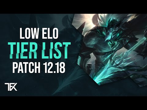 Low Elo  Tier List | Patch 12.18 | german | TFK