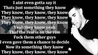 Drake - They Know Lyrics