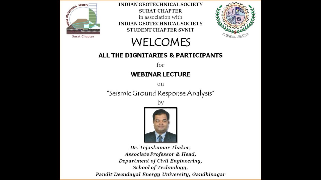 Seismic Ground Response Analysis by Dr. Tejaskumar Thaker