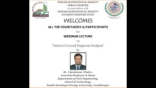 Seismic Ground Response Analysis by Dr. Tejaskumar Thaker