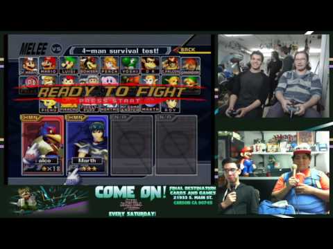 FD Presents: Come On!! 11/5/16: Singles - Winners Round 2: Evansux (Falco) vs. Giodude (Marth)
