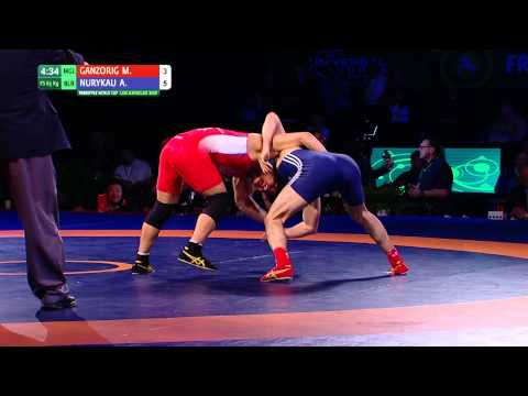 65 kg - Mandakhnaran GANZORIG (MGL) df. Azamat NURYKAU (BLR), 11-5