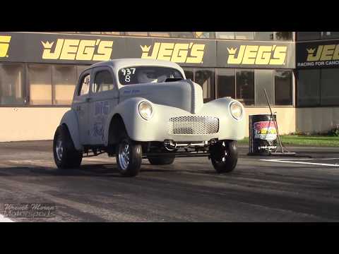 Thumbnail for 1937 Willies Sedan Gasser Drag Racing by Car