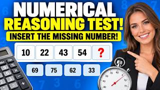 NUMERICAL REASONING TEST QUESTIONS & ANSWERS! (INSERT THE MISSING NUMB