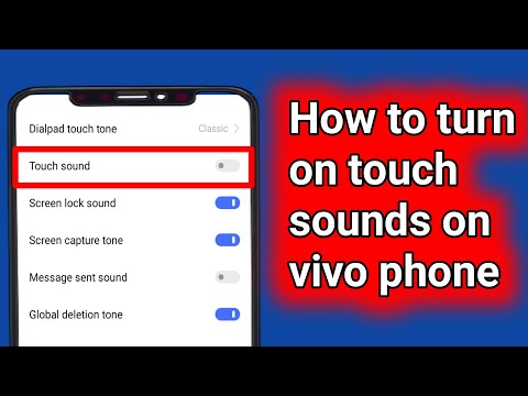 How to enable touch sounds on vivo phone.vivo touch sounds setting.How to turn on touch sounds