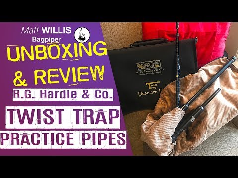 Twist Trap Practice Pipes by R.G. Hardie & Co. (HD) | Unboxing & Review