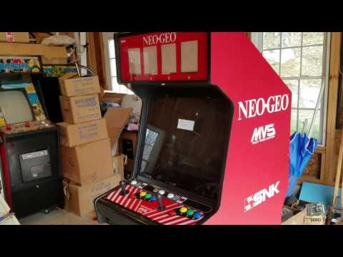 SNK Neo Geo 4 slot Arcade Project