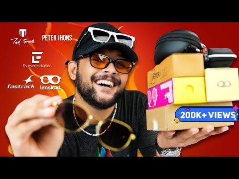 6 Best Sunglasses/Wayfarers For Men/Women Haul 2023 | Lenskart, Fastrack, Ted Smith | ONE CHANCE