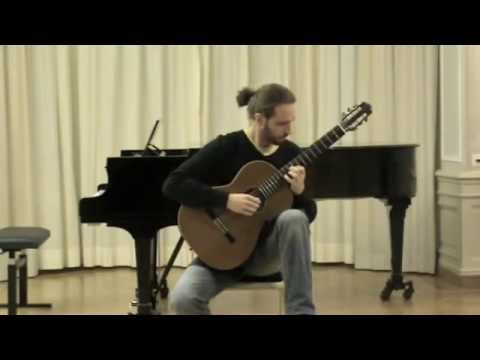 Leo Brouwer - Piezas sin Titulo Nos. 1, 2 & 3 played by Frederico Herrmann
