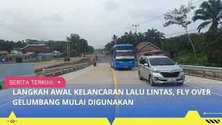 Download lagu Momen Perdana! Kendaraan Mulai Melintas di Fly Over Gelumbang mp3