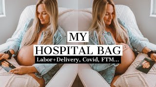 OUR PREGNANCY JOURNEY - EP. 13 | What's in my hospital bag! *LABOR + DELIVERY*
